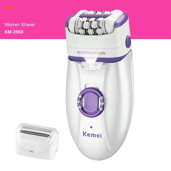 Clippers Electric Epilator 220V wiederaufladbare Entfernung Epilator Gesichtsbehaarungshaarentferner Lady Rasierer Bikini Trimmer Körper Depilatory Epilator