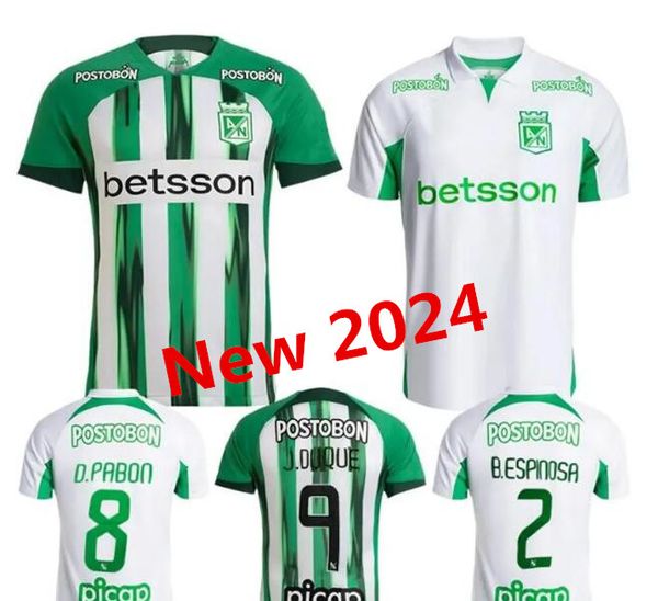 2024 2025 Atletico Nacional Medellin Soccer Jerseys Home Away Away 3th J.Duque da Costa 24/25 D.Pabon Jarlan Home Away Treinando camisa de futebol 999