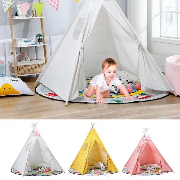 Tendas e abrigos tenda de tenda para crianças portátil tipi crianças clayhouse baby houseble baby the finger acampar