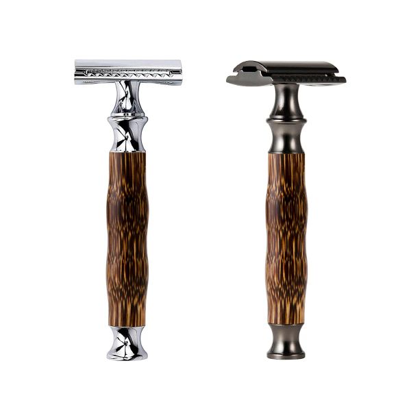 Razor de barbear de barbear de segurança de barbear para homens barbear lâminas de barbear lâminas de barbear eco com uma lâmina de cabelo facial barbeador