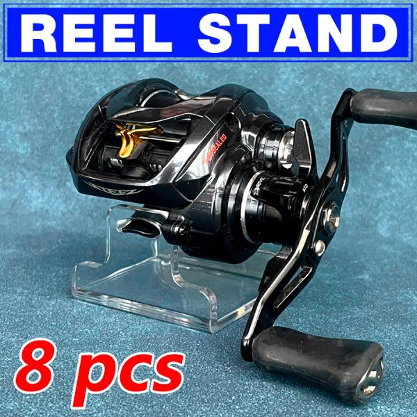 Accessoires Fischerei Rollen Ständer Baitcasting Round Fly Floß Radhalter Köder Display Ständer Rack Aufbewahrung Sammeln von Fangkäferzubehör