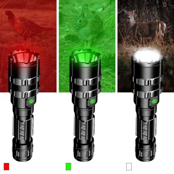 SCOPES LED Hunting Flash Lampada tattica ARMI ARITOST ARMI LIGHT ALTA POTENZA ACCESSORI TATTICHE TATTICHE CHIILIBILI