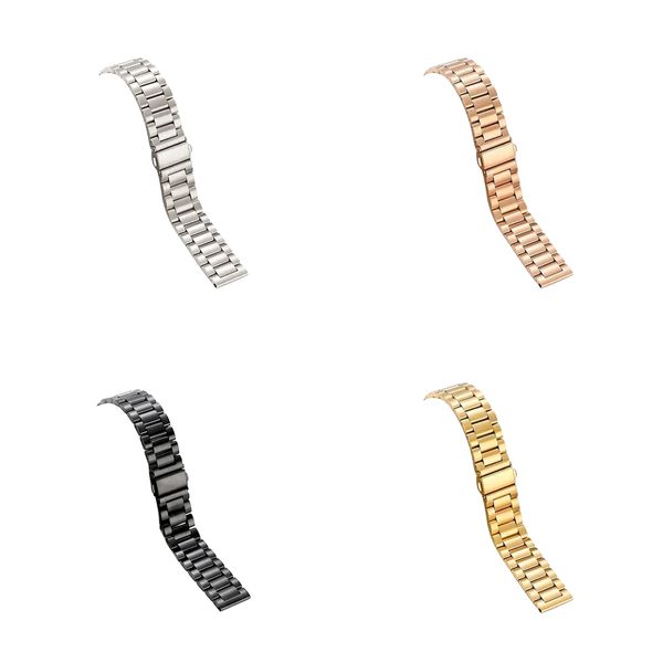 Alta qualidade Wmoens watchbands Belógio de relógio de luxo para homens mulheres aço inoxidável Clasp tiras de pulseira Banda de relógio inteligente 22mm New Cool Metal Strap Watchband Band