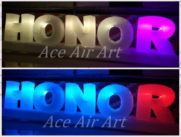 Großhandel Farbveränderliche RGB -Beleuchtung Langer kundenspannbarer Brief für Partydekorationen, die von Ace Air Art angeboten werden