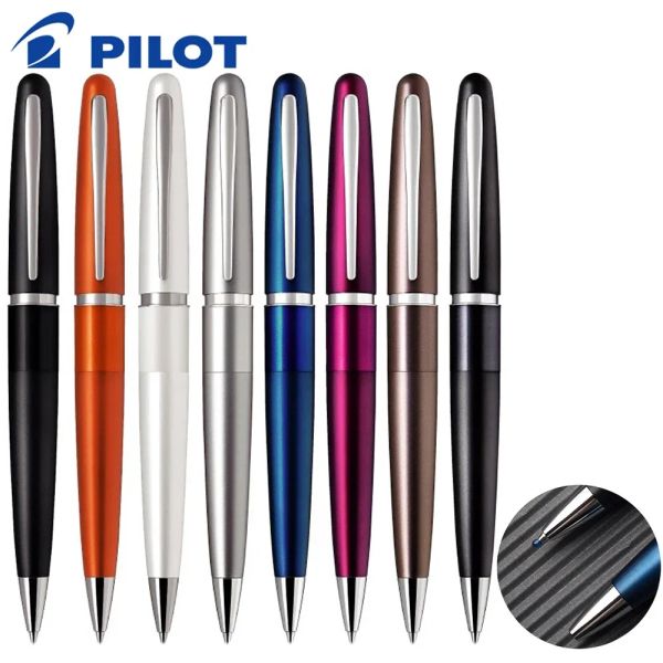 Stifte Japan Pilot Metall Kugelschreiber Pearlescent Lacked Low Viskosity Medium Gel Stift Spin Out Core Niedliche Schulpraxiszubehör