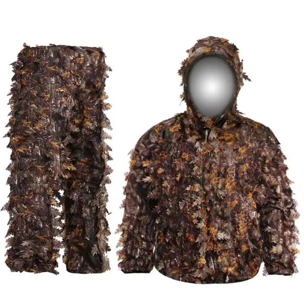 Foglie bioniche fiore appiccicose di calzature camuffi abiti da caccia ghillie camouflage camuflage universale camo set