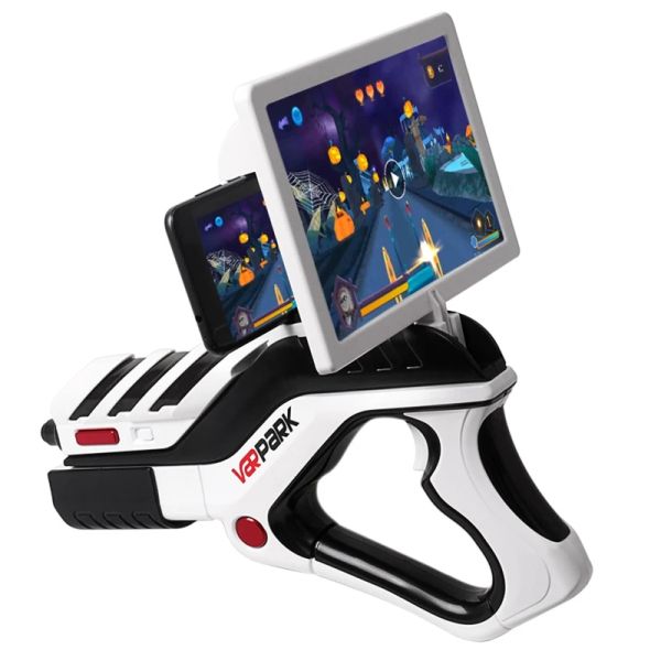 Peripheriegeräte Mobiltelefon Bluetooth Compatible AR Game Guns Toy VR Ferner der Erkennung von Gamepad Air Guns Creative Toys Guns für Android iOS