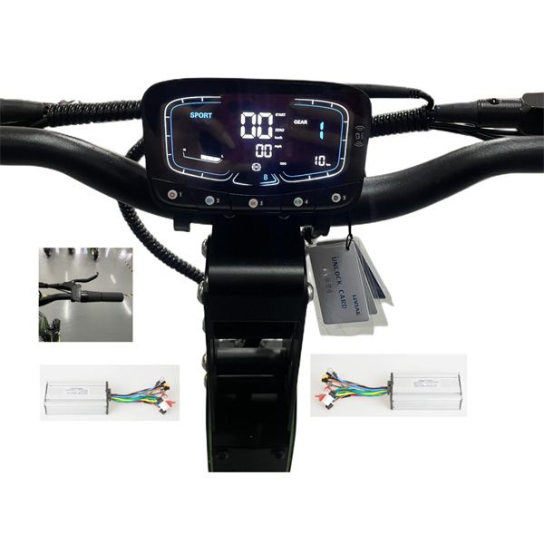 Electric Scooter Conversions Half Grip Assistant Taste 72V Controller AB Anzeige Ebike Gas Twist NFC -Karte mit App