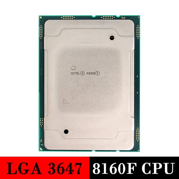 Processador de servidor usado Intel Xeon Platinum 8160F CPU LGA 3647 CPU8160F LGA3647