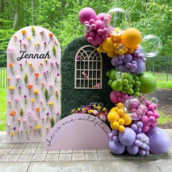 Decorazione per feste 172 pezzi/set colorati palloncini in lattice garland arch kit bobo foglio di bambini compleanno baby shower