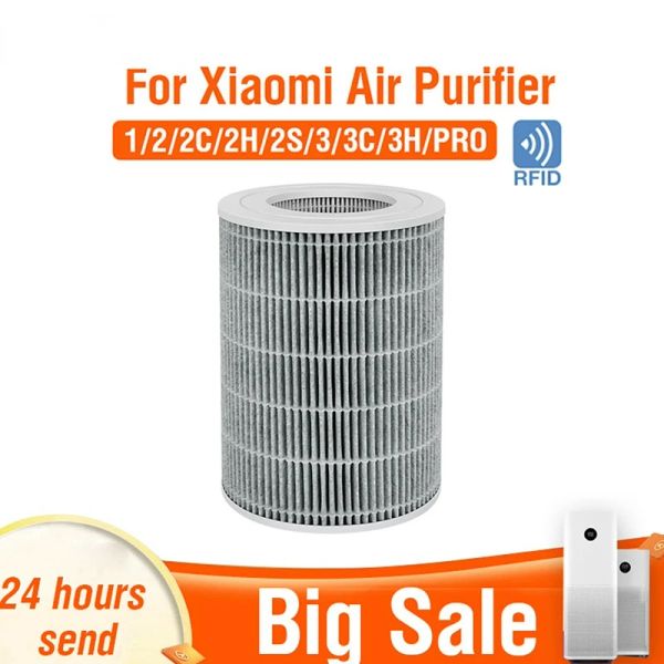 Очистители FilterHua для фильтра HEPA для очистителя Xiaomi 1/2/2/2S/3H Антиформальдегид PM2.5 аксессуаров активная замена углеродного фильтра