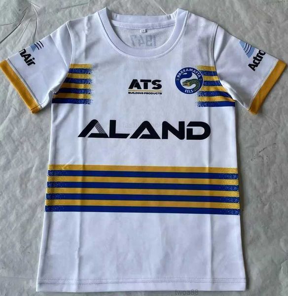 2024 Parramatta Eels Kids Away Rugby Jersey Size 16--26 (пользовательское название и номер) FW24