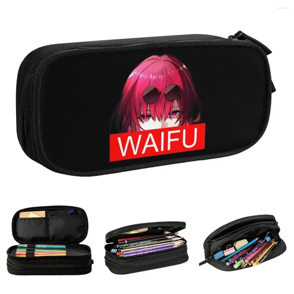 Kafka honkai Star Rail Game Pencil Case Fun Pen Holder Bag Студент крупные школьные принадлежности подарки карандаш