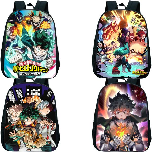Bags Anime Bag Boku No Hero Academia Bakugou Deku Print Backpack Boys Girls School School Gindergarten Rucksack