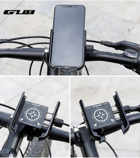 Gruppensets GUB P40 Aluminiumlegierung Fahrrad Fahrrad Mobiltelefonhalter Fahrrad Motorrad Elektrofahrzeug -Lenker Bracke Outdoor -Radsportzubehör