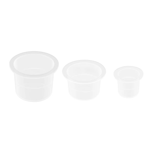 Tattoo Tattoo Ink Cups 1000 Pcs 1000 Pcs Einweg durchstößig Microblading Tattoo Ink Cups Pigment Clear Ink Halter Behälter