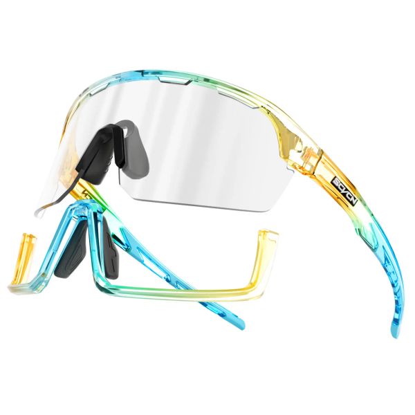 Güneş Gözlüğü SCVCN Fotokromik Bisiklet Gözlükleri UV400 Bisiklet Güneş Gözlüğü İnsan Bisiklet Gözlük Açık Hava Sporları Kadın Binicilik Ekipmanları Bisiklet Goggles