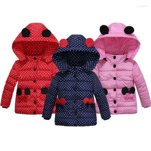 Giacche per ragazze a punta inverno autunno mantieni la moda a vento da vento da cappotto per la festa di compleanno cappotto per bambini abiti per bambini 2-4 anni