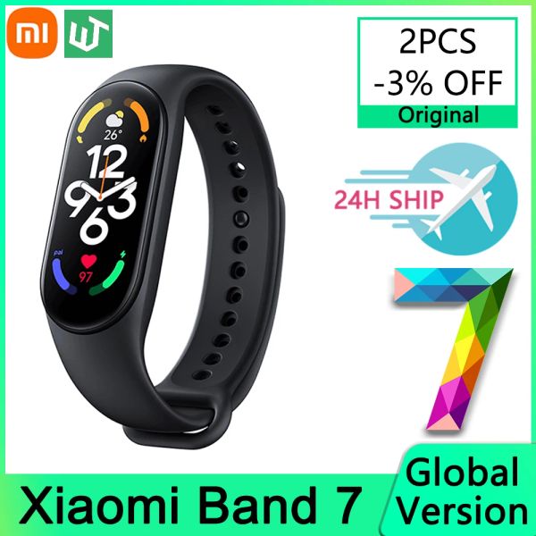 Bileklikler Global Versiyon Xiaomi Mi Band 7 Akıllı Bilezik 1.62 