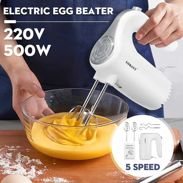 Миксеры 800/500 Вт Электрический миксер для рук венчика яиц выпечка выпечка домой ручная портативная рука