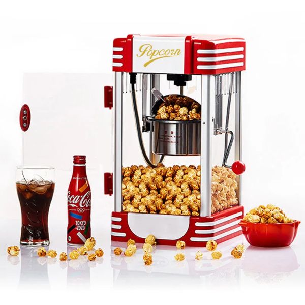 Fabricantes de petróleo elétrico Party Papped Popcorn Maker Pipocn Machine Máquina de milho DIY DIY