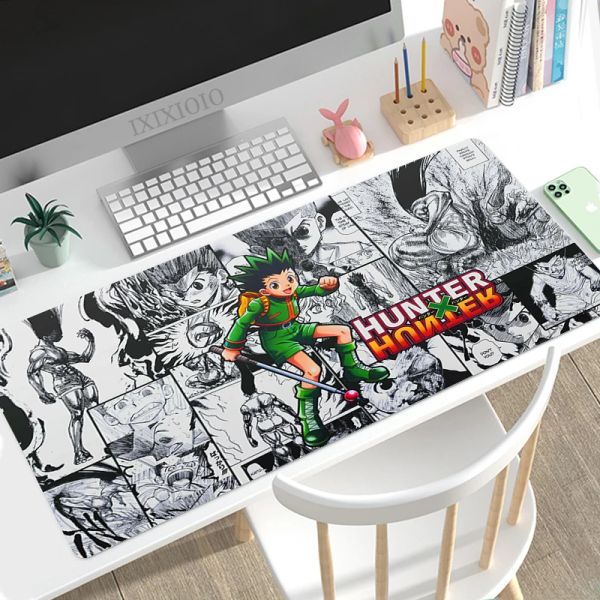 Pads Hunter x Hunter Anime Mouse Pad Gaming xl HD Новый большой Mousepad XXL Mouse Mouse Mouse Mate Natural Rubber нельзя мягкий компьютерный коврик мыши