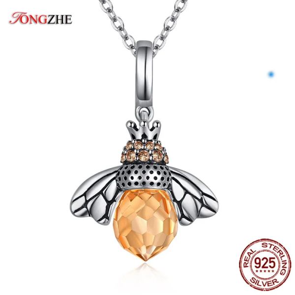 Collane Tongzhe 925 collana in argento sterling Donne arancione arance Ape CAMPIO DI CHILCHI CHILCHLAZI