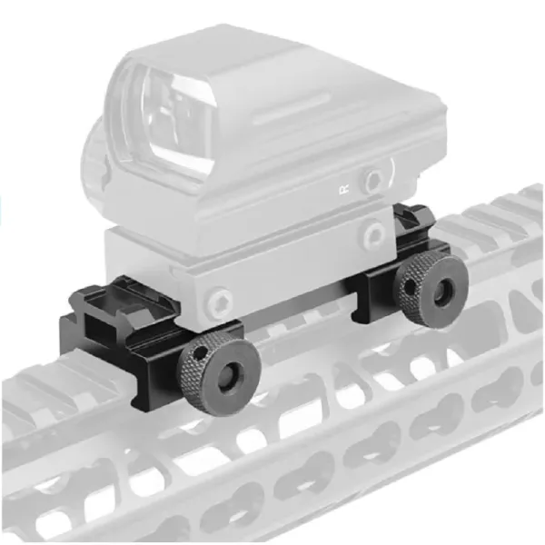 SCOPES FACE CAPEDA TATTICALE Montaggio di base del monte 20 mm/21 mm Adattatore Picatinny/Weaver Rail Lunghezza in lega di alluminio 90 mm/120 mm