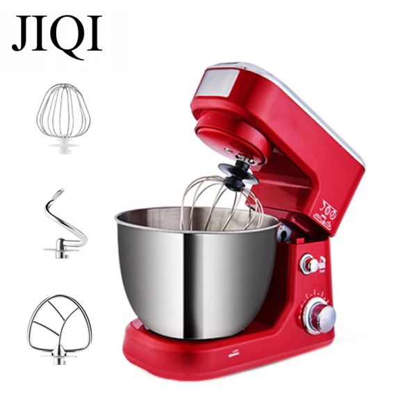 Mixer Elektrische Ständer Lebensmittelmixer Whisk Eiermock Edelstahl Schüssel Mehl Kneten Kuchen Brotteig Mixe Peitsche Cream Chef Maschine