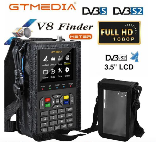 Receptores GTMedia V8 Finder 2 metros DVBS2/S2X H.265 Finder Satellite Satellite do que V8 Finder Pro vs Satlink ST5150 WS6933
