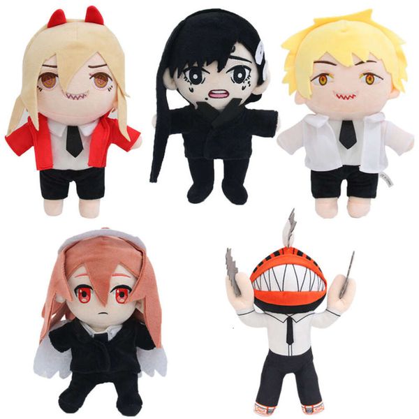 New Pochita Anime Figura Chansaw Man Cabeça Cabeça Doll Plush Toys