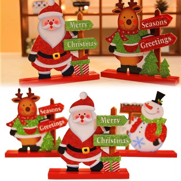 Decorazioni natalizie Babbo Natale Snowman di natale di Natale Ornamenti Ornamenti Craft 2