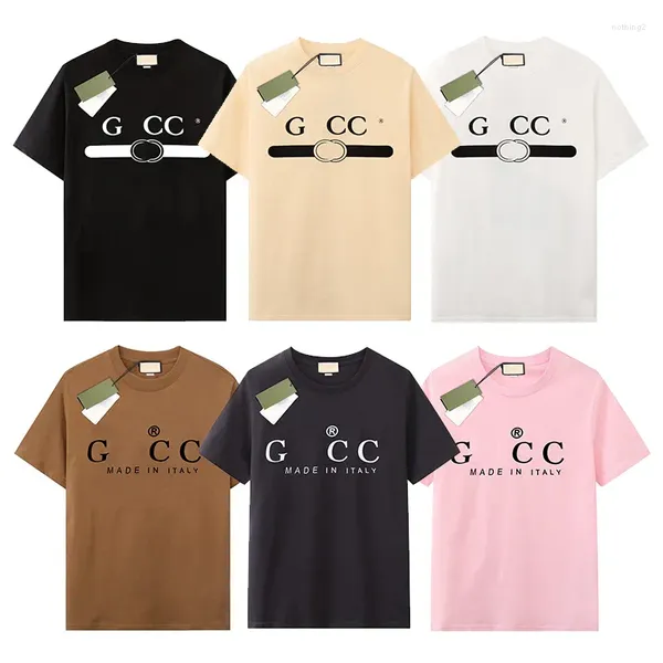 Magliette da uomo maglietta maglietta marchio gu mens da donna tees corto tees estate casual hip hop top cortometrali abbigliamento abiti vari abiti da abbigliamento vari