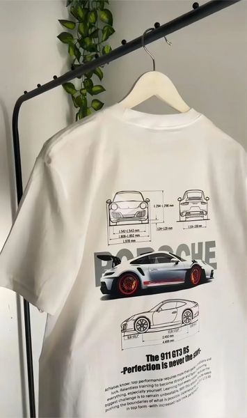 Choice Birthday Gift Perfektion ist nie das Ende GT3RS Sommer Männer Baumwolle T -Shirt Fashion Tees Casual 911 Mann Damen Tops 240409