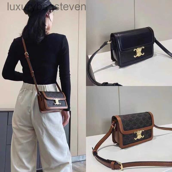 Sacchetti di design originali della moda femminile da donna con sacchetti di fagioli piccoli sacchetti quadrati spalla crossbody versatili sacchetti di vecchio stile con logo di marca 1to1