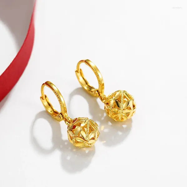 Orecchini a pennaglie 14 K Gioielli in oro giallo Orerente per goccia per donne Bizuteria fine 14k Aretes de Mujer Bijoux Femme Bohemia