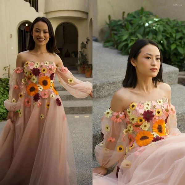 Платья для вечеринок 14744#iena 3d цветочное платье романтическое вечернее вышитое ботаническое выпускное выпускное выпускное