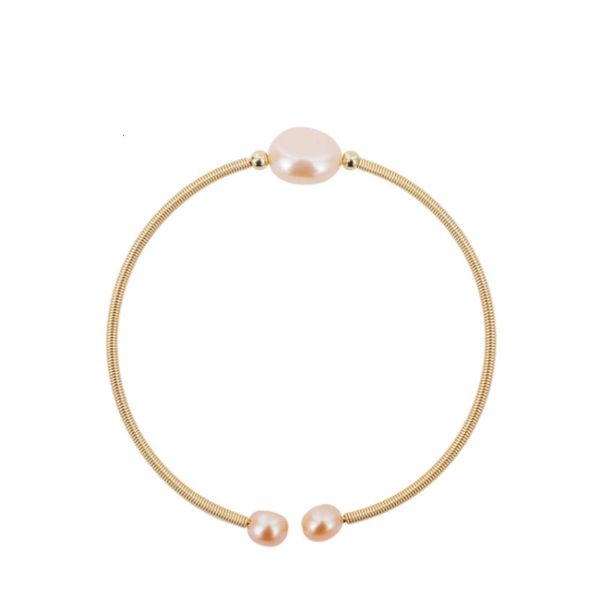 Design di apertura semplicità braccialetto di gioielli di perla naturale color bianco con grande quantità Yunyi adornava casa