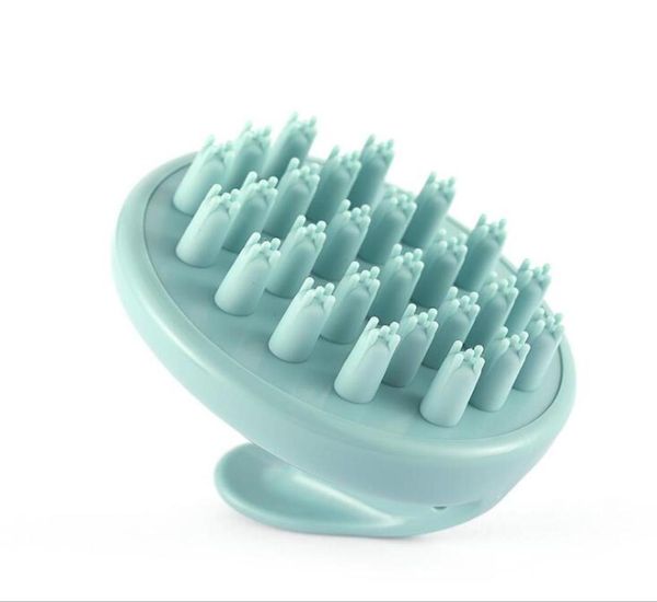 Escova de caspa de massageador no couro cabeludo para esfoliar o shampoo de tratamento e o crescimento do cabelo1624083
