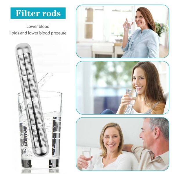 Purificatori Stick Water Purificier per Home Office Idrogeno Acqua Acqua Filtro ionizzatore negativo Stick Daily Health Care Equilibrio