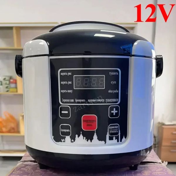 Geräte 12 V 24 V Elektro Reiskocher für Autowagensuppe Brei Kochtopf Heizung Lunchbox Lebensmittel Dampfer Mahlzeit Heizung Wärmer 2L