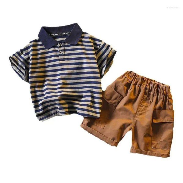 Set di abbigliamento Summer Baby Boy Cash Cashi bambini Shorts Shorts Shorts 2pcs Shorts 2pcs Shorts Shorts 1 2 3 4 5 Years