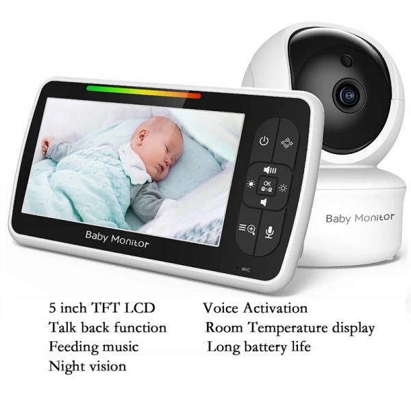 Мониторы 5 '' Baby Monitor Ir Night Vide Video Deab