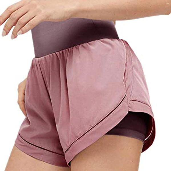 Calça feminina Moda Mulher Summer Sumlol Yoga Sports shorts Leggings Girls Tamanho 8 Longa cintura alta elástica