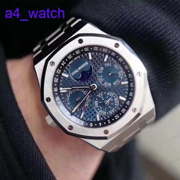 Modern AP Wrist Assista Royal Oak Offshore 42mm Diâmetro Calendário perpétuo MECHONICA MECHONAL MECHAN FATHA CASOME