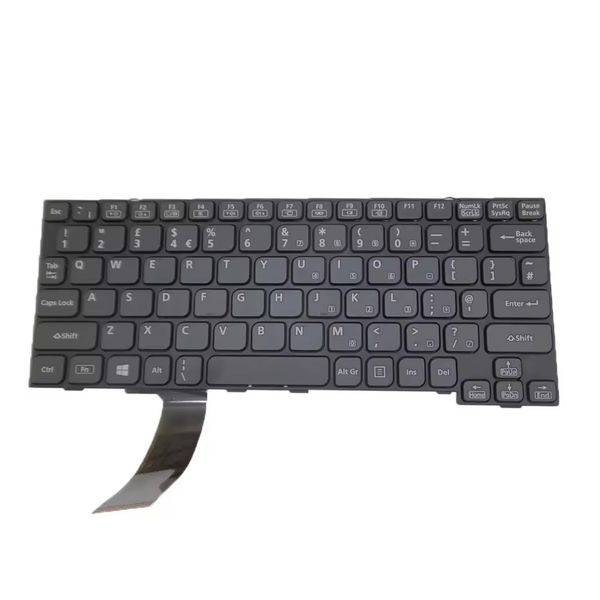 Teclado de laptop por atacado para Panasonic Toughbook CF-20 HMB8359CPB10 01A Reino Unido UK preto com quadro