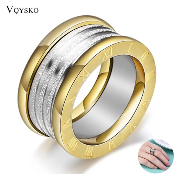 Bandas Fashion Gold Gold Croissant trançado Twited Siglet Siglet Dome Ring Packing Band for Women Jewelis