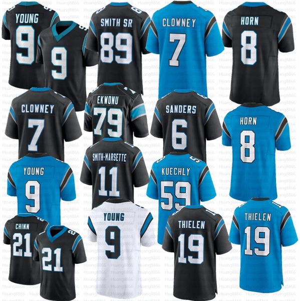 Bryce Young Jadeveon Clowney Jersey Miles Sanders Adam Thielen Mingo Ikem Ekwonu Jaycee Horn Steve Smith Sr Shenault Jr Julius Peppers Luke Kuechly