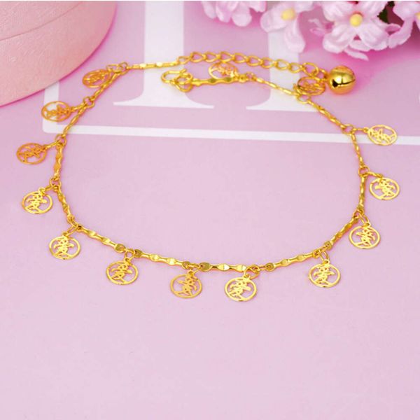 Euro Nuova sabbia coreana Fashion Catena Gold Piedi placcati Ear's Ear Love Jewelry