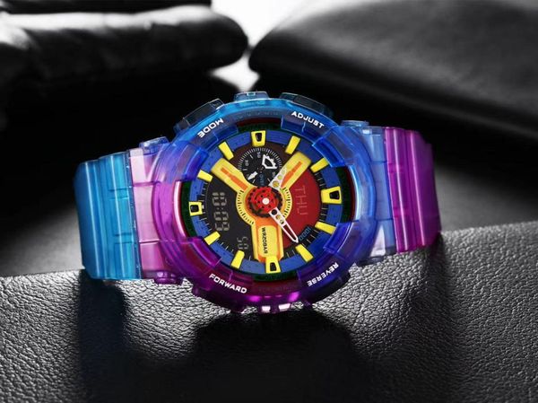 Vendite maschile orologio 110 sport sports liisure quarzo a led world digitale precisione precisione a prova impermeabile gelatina ad alta qualità3195841